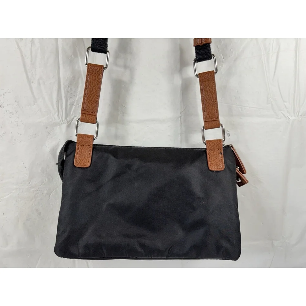 Franco Sarto Berlin East West Black Cross Body Bag